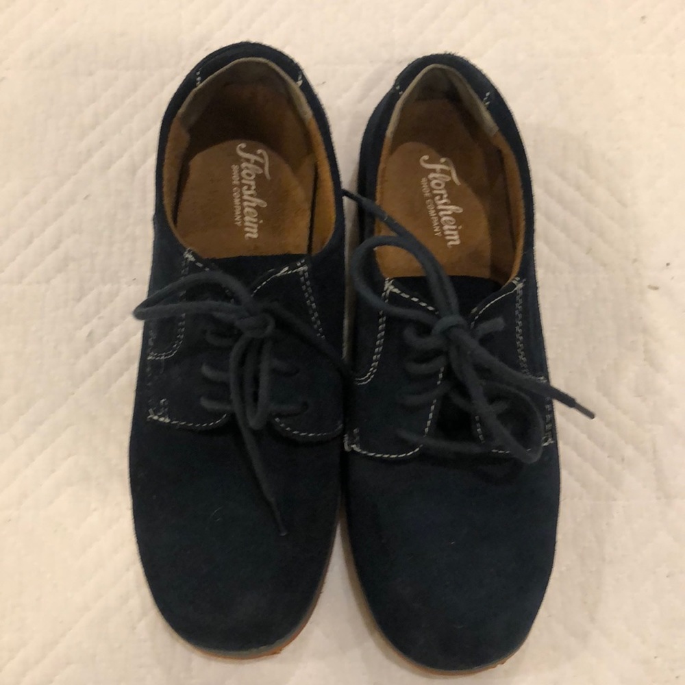 Florsheim Kids Kearney Jr Boys Shoes Navy/Marine Size 3